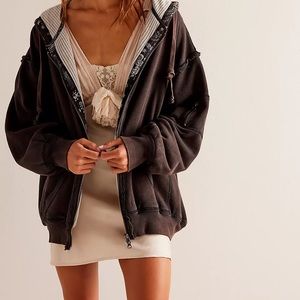 Free People By your side lined hoodie